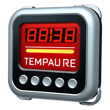 Cold Temperature Alarm Alert  sticker