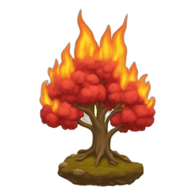 burning bush sticker