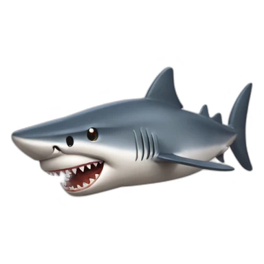 shark-eating-sushi sticker