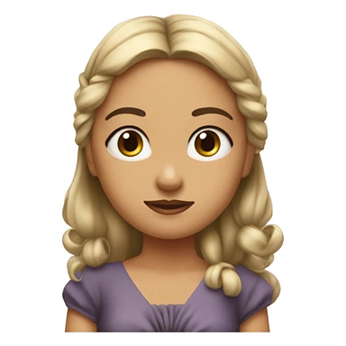 Bow down Girl with a dress￼ sticker