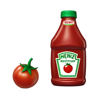A bottle of Heinz Ketch sticker
