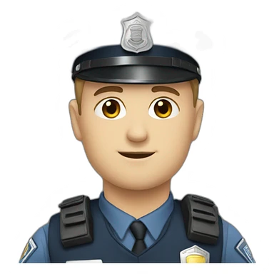 Polis sticker