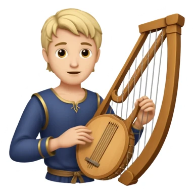 Lyre orpheus sticker