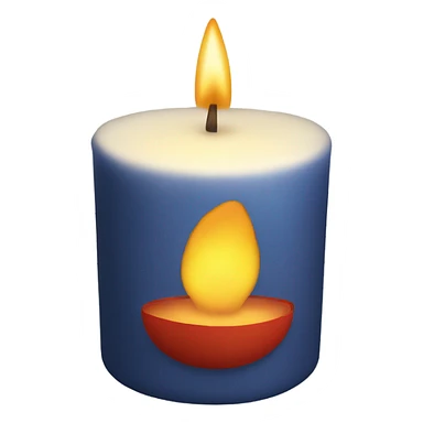 Container candle  sticker