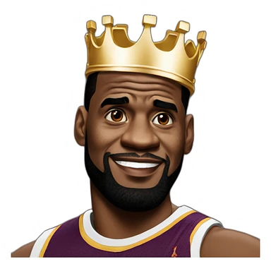 King Lebron James sticker