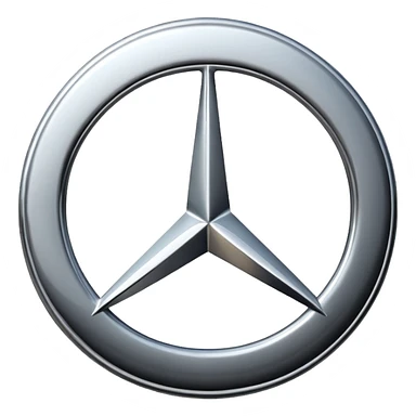 Benz logo sticker