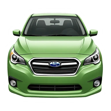 Subaru legacy be5 green sticker