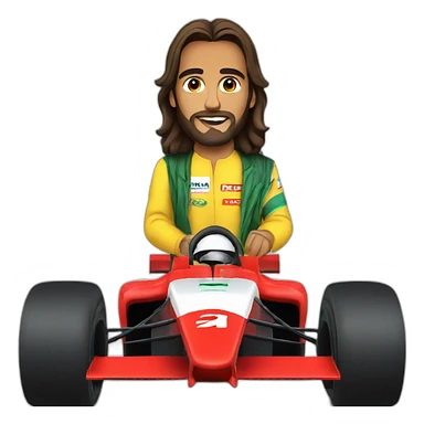 rio jesus driving f1 sticker