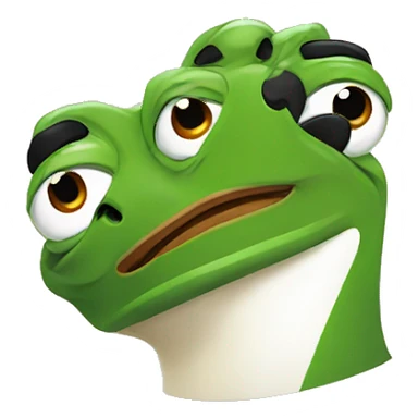 pepe and pengiun  sticker