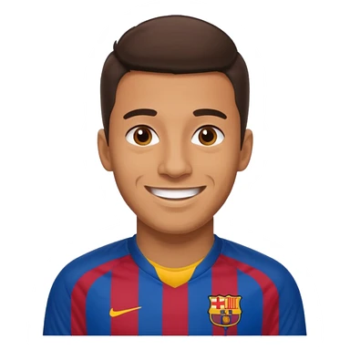 araujo футболист  в футболке барселоны sticker