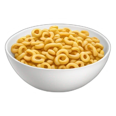 bowl of cheerios sticker
