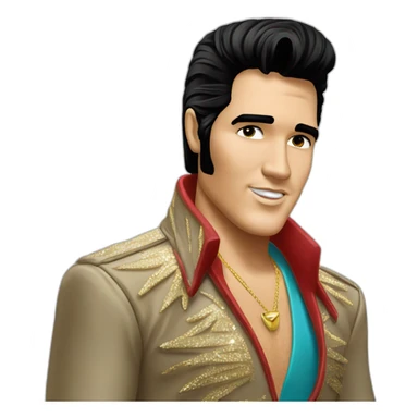 Elvis Presley cuerpo entero sticker