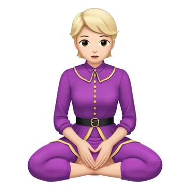 Submissive male sissy cuck on knees wearing female clothes sticker