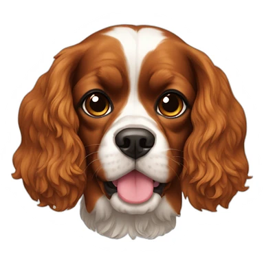 cavalier-dog-love sticker