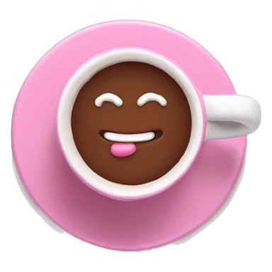 pink hot chocolate  sticker