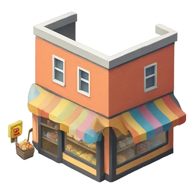 isometric shop sticker
