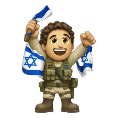 Israel winning the war sticker
