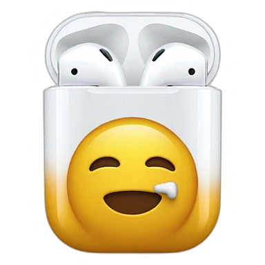 AirPods sur un iPhone  sticker