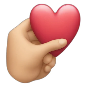 handy heart sticker