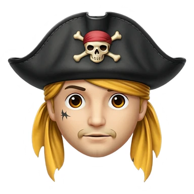 pirate hat sticker