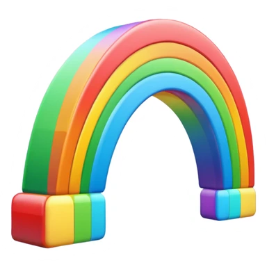 Bright Rainbow sticker