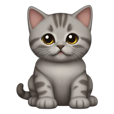 Brownbritishshorthairkitten sticker