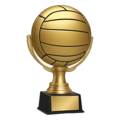 Volleyball trophy  sticker