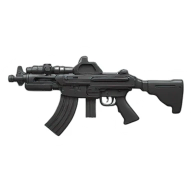 machine gun sticker