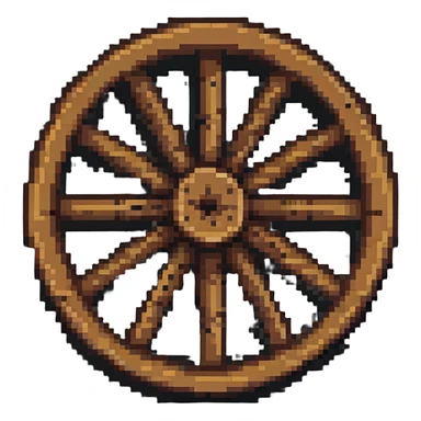 wagon wheel sticker