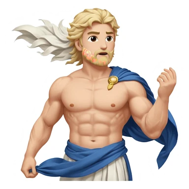 greek wind god sticker