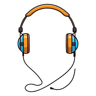 headphones sticker