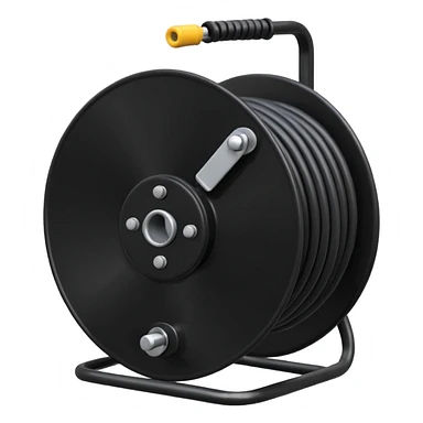 concert black Cable reels sticker