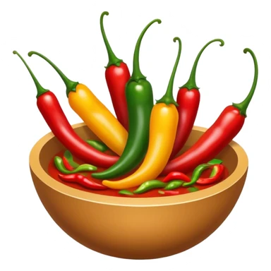 somtum with chili sticker