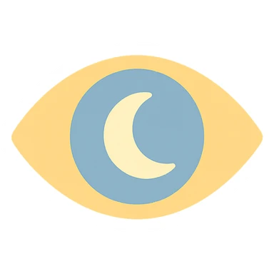 moon eye sticker