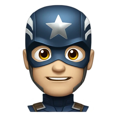 evil Captain America sticker
