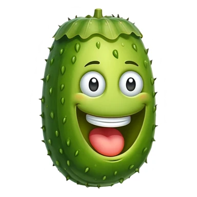 Laughing pickle  sticker