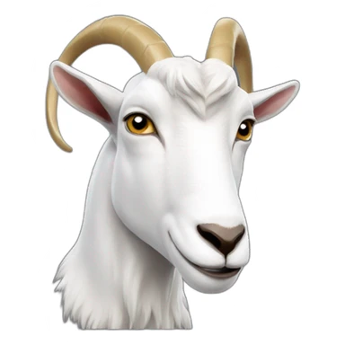 Real goat football sticker