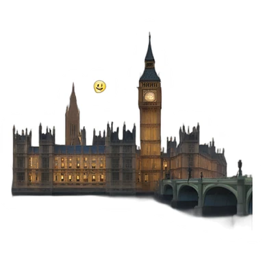 houses of parliament sticker