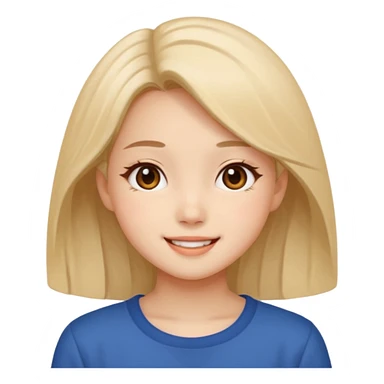 an emoji of chinese new year: 馬年大吉, 身體健康, 主恩滿溢,happy mood with a girl sticker