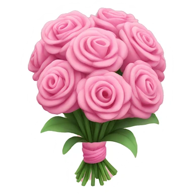 cute pink bouquet sticker