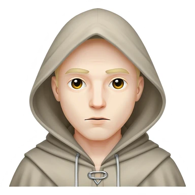 pointed hooded man  sticker