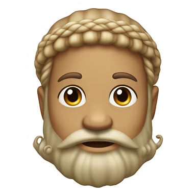 Tan Jewish merman sticker