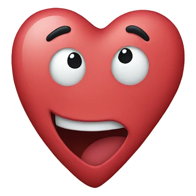 half of a heart sticker