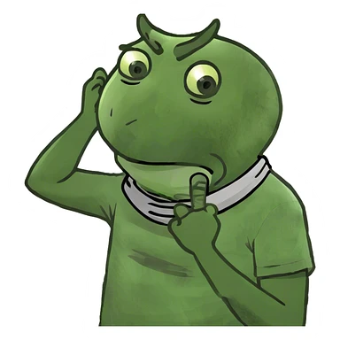 person who is mad with hands around neck sticker