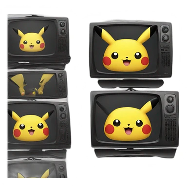 pikachu Watch tv sticker