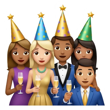 Red group peoples party sticker