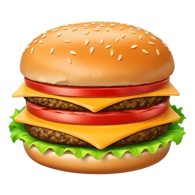 Double meat burger sticker