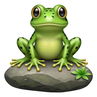 Concho frog sticker