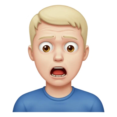 a guy strangling himself sticker