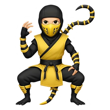 scorpion mortal kombat sticker